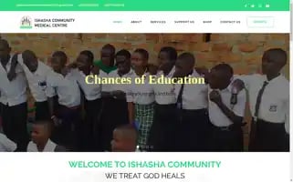 Ishashacommunitymedicalcenter.com Screenshot 2024-05-22 04:40:43