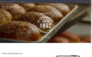 Klostermanbakery.com Screenshot 2024-05-16 04:48:31