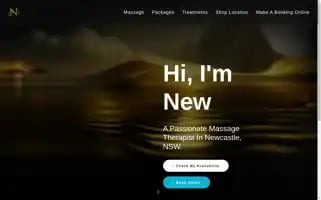 Newcastlemassage.com.au Screenshot 2024-06-26 09:20:27
