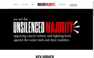 Unsilencedmajority.org Screenshot 2024-06-17 15:30:14