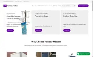 Hallidaymedical.net Screenshot 2024-07-07 10:58:26