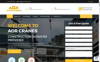 Aorcranes.com.au Screenshot 2024-06-27 19:28:02