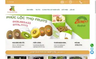 Phuclocthofruits.com Screenshot 2024-06-26 05:07:26