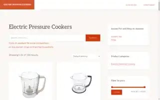 Electricpressurecookers.co.uk Screenshot 2024-07-06 07:47:03