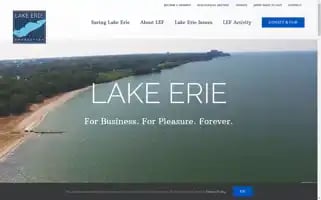 Lakeeriefoundation.org Screenshot 2024-07-03 15:44:22