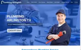 Arlingtonplumbingtx.com Screenshot 2024-07-07 08:07:09