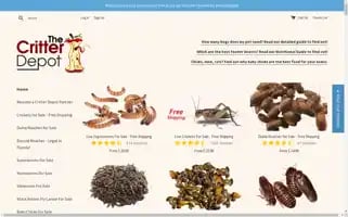 Thecritterdepot.com Screenshot 2024-05-04 14:27:57
