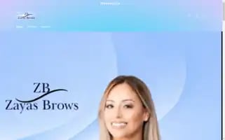 Zayasbrows.com Screenshot 2024-04-27 15:01:02
