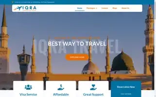 Iqratravelintl.com Screenshot 2024-04-14 19:29:16