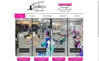 Lindensdancewear.com Screenshot 2024-05-16 05:50:16