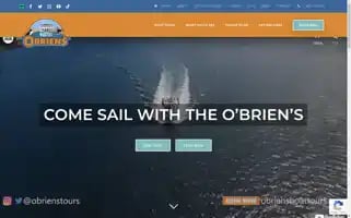Obriensboattours.com Screenshot 2024-04-14 23:16:59