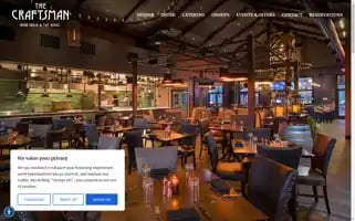 Craftsmanwoodgrilletaphouse.com Screenshot 2024-06-13 04:00:58