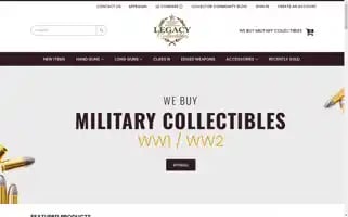 Legacy-collectibles.com Screenshot 2024-05-12 17:28:08