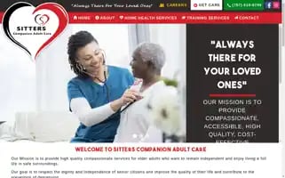 Sittersadultcare.net Screenshot 2024-07-06 23:37:39