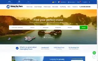 Halongbaytours.com Screenshot 2024-04-18 11:48:04