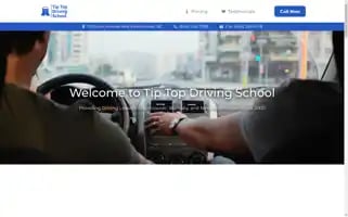 Tiptopdrivingschool.ca Screenshot 2024-06-18 10:05:58