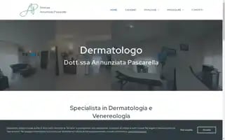 Dermatologopascarella.it Screenshot 2024-07-09 10:51:47