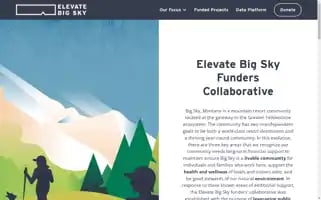 Elevatebigsky.org Screenshot 2024-07-07 09:21:58