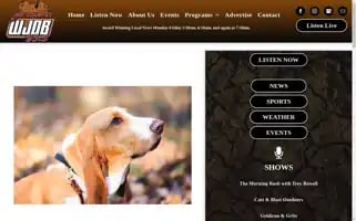 Wjdb955.com Screenshot 2024-07-06 04:28:04