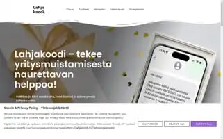 Lahjakoodi.fi Screenshot 2024-05-25 12:18:34