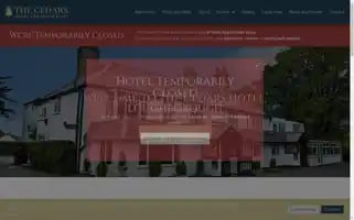 Thecedarshotel.com Screenshot 2024-04-15 14:04:09