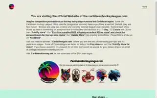 Caribbeanhockeyleague.com Screenshot 2024-06-18 23:09:51