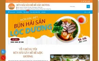 Locduongseafood.com Screenshot 2024-05-25 06:19:29