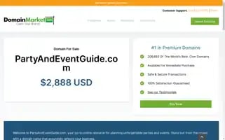Partyandeventguide.com Screenshot 2024-07-04 10:38:06