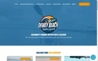 Deweybeachwatersports.com Screenshot 2024-05-09 09:39:38