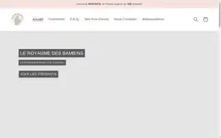 Leroyaumedesbambins.com Screenshot 2024-04-27 13:41:36