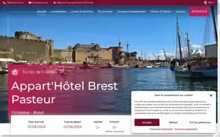 Apparthotel-brest.com Screenshot 2024-04-22 19:33:51