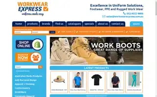 Workwearexpress.com.au Screenshot 2024-05-15 05:28:15