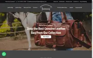 Leatheroozeexports.com Screenshot 2024-05-25 16:18:02