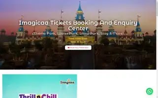 Imagicaticketbookingcenters.com Screenshot 2024-04-18 08:49:58