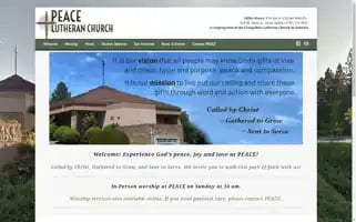Peacelutherangv.org Screenshot 2024-07-07 00:01:52