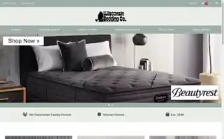 Wisconsinbeddingcompany.com Screenshot 2024-05-15 04:15:29
