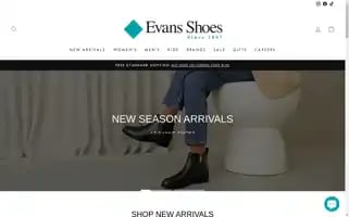 Evansshoes.com.au Screenshot 2024-05-05 11:28:31