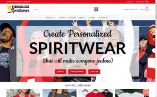 Personalizedspiritwear.com Screenshot 2024-07-03 15:27:50