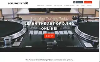 Beatjunkies.tv Screenshot 2024-07-01 10:07:18