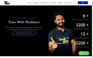 Trainwithshubham.com Screenshot 2024-07-09 17:14:49