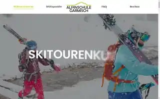 Skitourenkurs.com Screenshot 2024-04-17 15:59:43