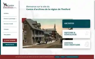 Centrearchivesregionthetford.ca Screenshot 2024-05-21 22:59:50