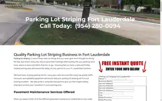 Parkinglotstripingftlauderdale.com Screenshot 2024-04-18 17:48:37