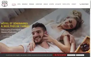 Everhotel-tarbes.fr Screenshot 2024-04-23 13:06:34