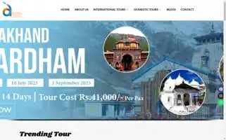 Aumkartourstravels.com Screenshot 2024-04-18 11:21:39