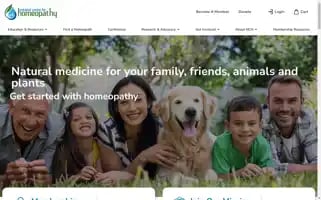 Homeopathycenter.org Screenshot 2024-06-15 01:08:50