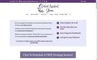 Virtualassistantsharon.com Screenshot 2024-06-11 21:17:41