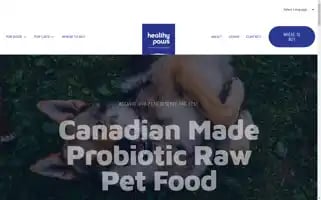 Healthypawspetfood.ca Screenshot 2024-05-23 03:41:01