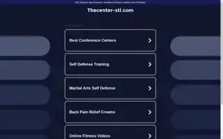 Thecenter-stl.com Screenshot 2024-07-04 10:23:55
