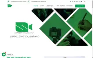 Shardaproduction.com.np Screenshot 2024-06-27 16:35:18